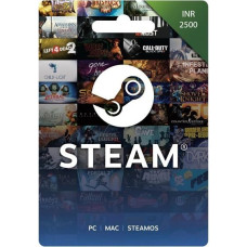 Steam Gift Card 2500 INR INDIA Steam Gift Card 2500 INR INDIA